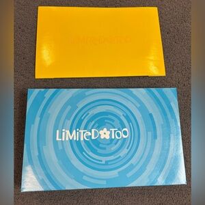 Vintage 90s Y2K Limited Too Blue Gift Box 14.5” x 9” x 2” & Extra Yellow Lid